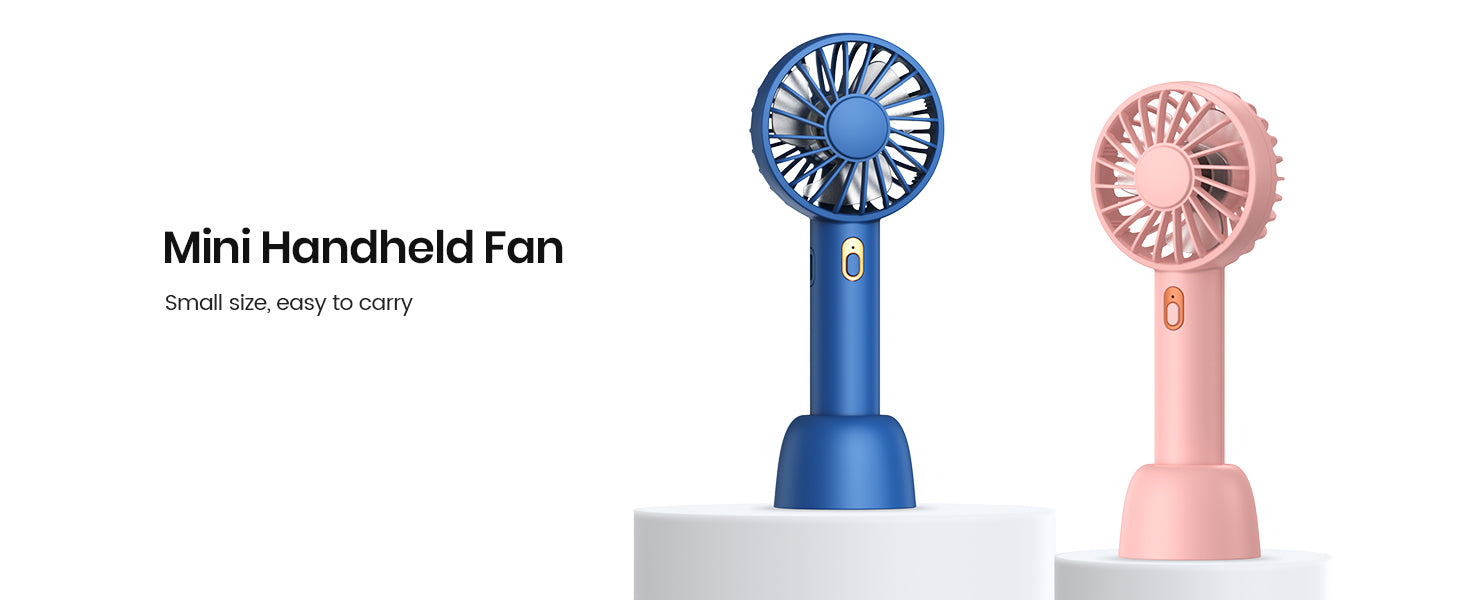 Warmco K30 2-pack mini fans — both units side by side