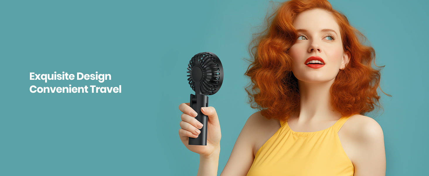 Warmco K38 3-in-1 fan — foldable neck strap hands-free