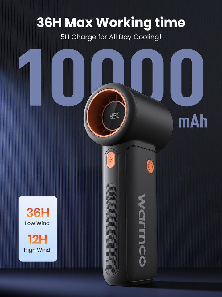 Warmco HandHeld Fan H3 (10000mAh) - Warmco Official Store