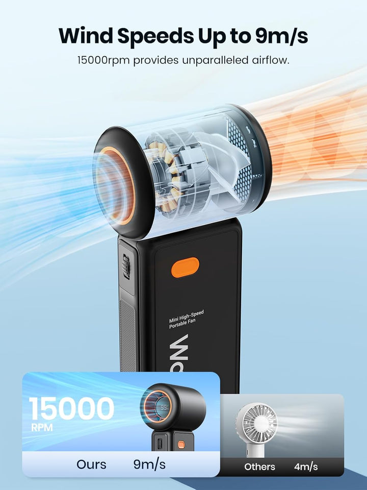 Warmco handheld fans 15000rpm High Wind Speed​-h1