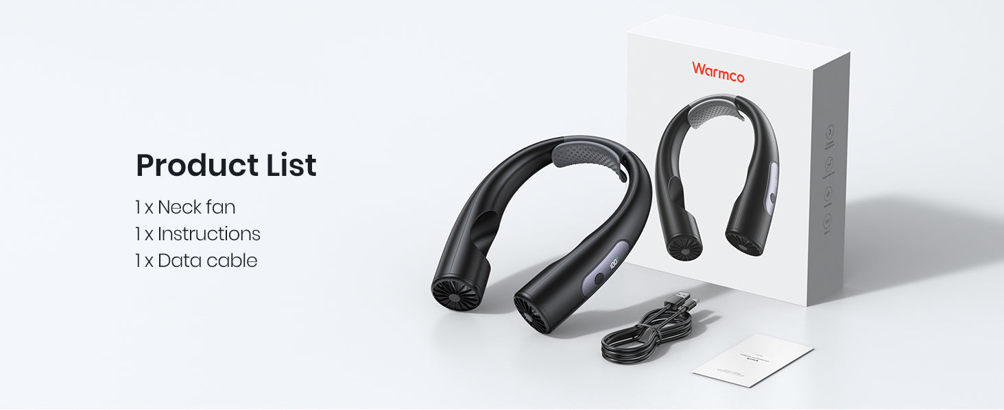 Warmco N2 neck fan — product details pending